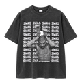 BLACK WASHED TEE